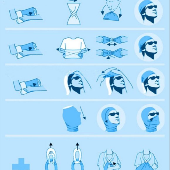 GIANT YELLOW & BLACK Houndstooth Face Mask Gaiter - Picture 3 of 10